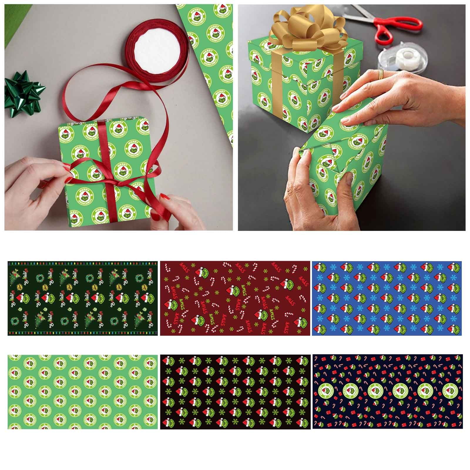 Lunuaoe Christmas Decorations 2025 Christmas Folded Christmas Wrapping ...