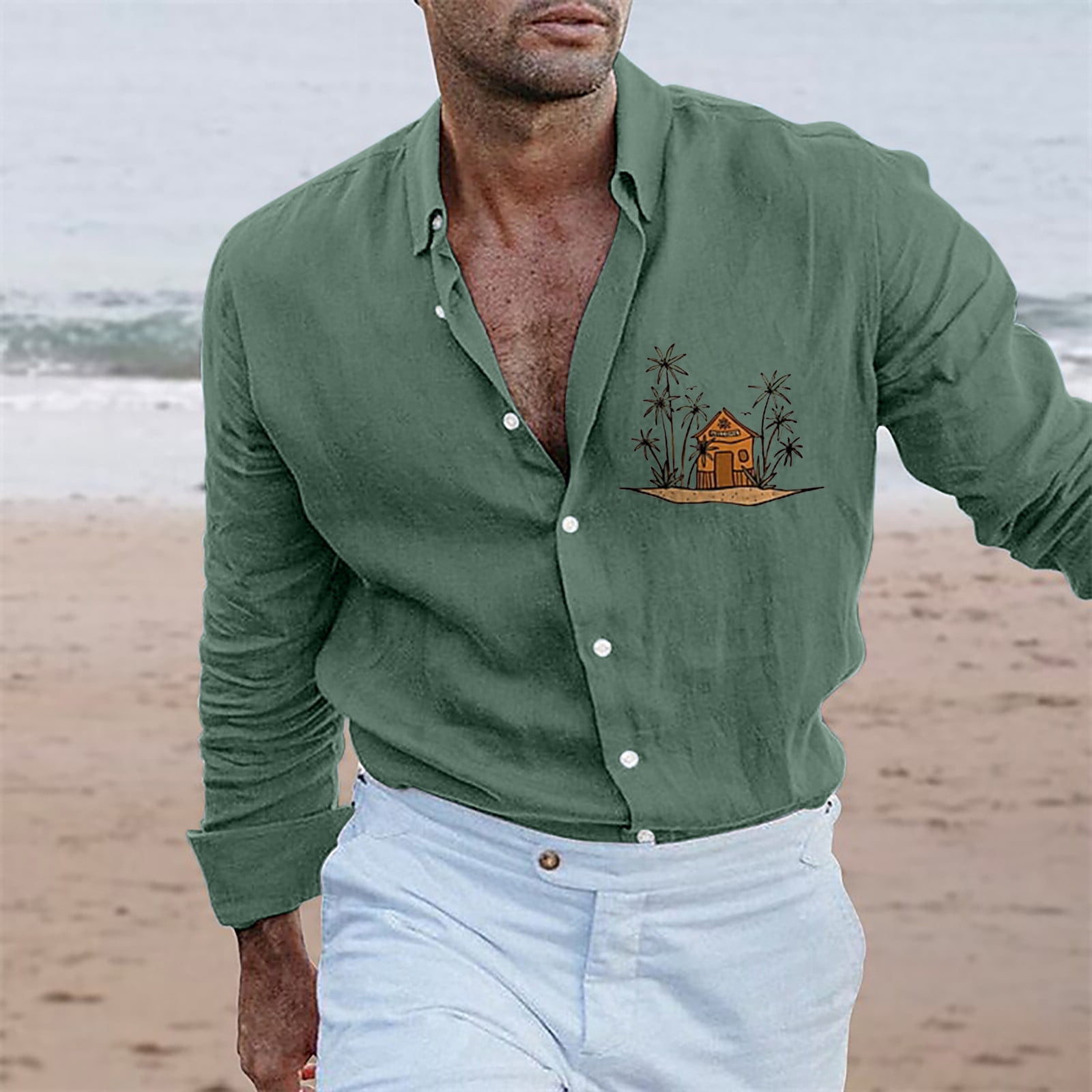 Light green designer shirt sales