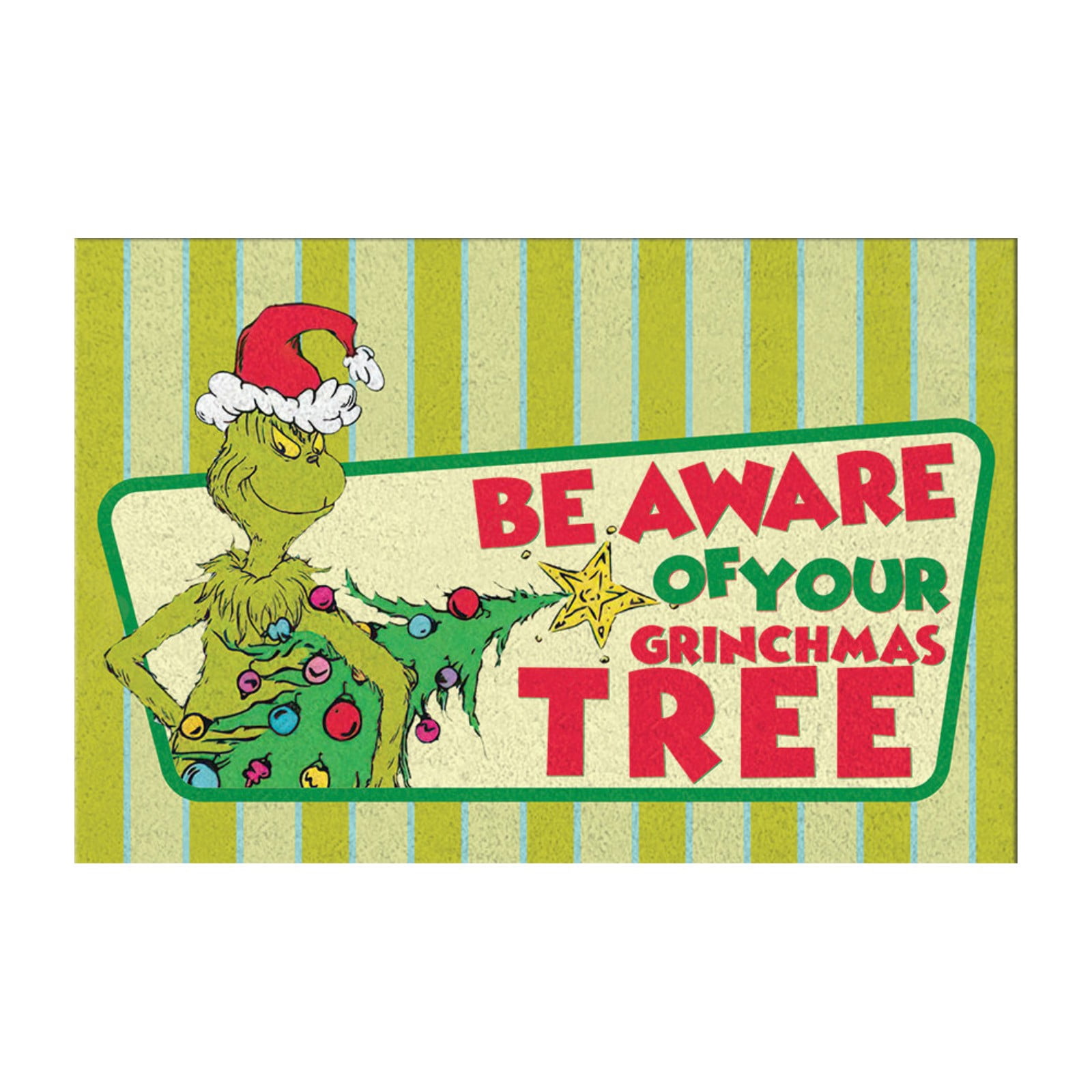 Lunuaoe Grinch Decorations 2025 Grinch Doormat Christmas Themed Carpet ...
