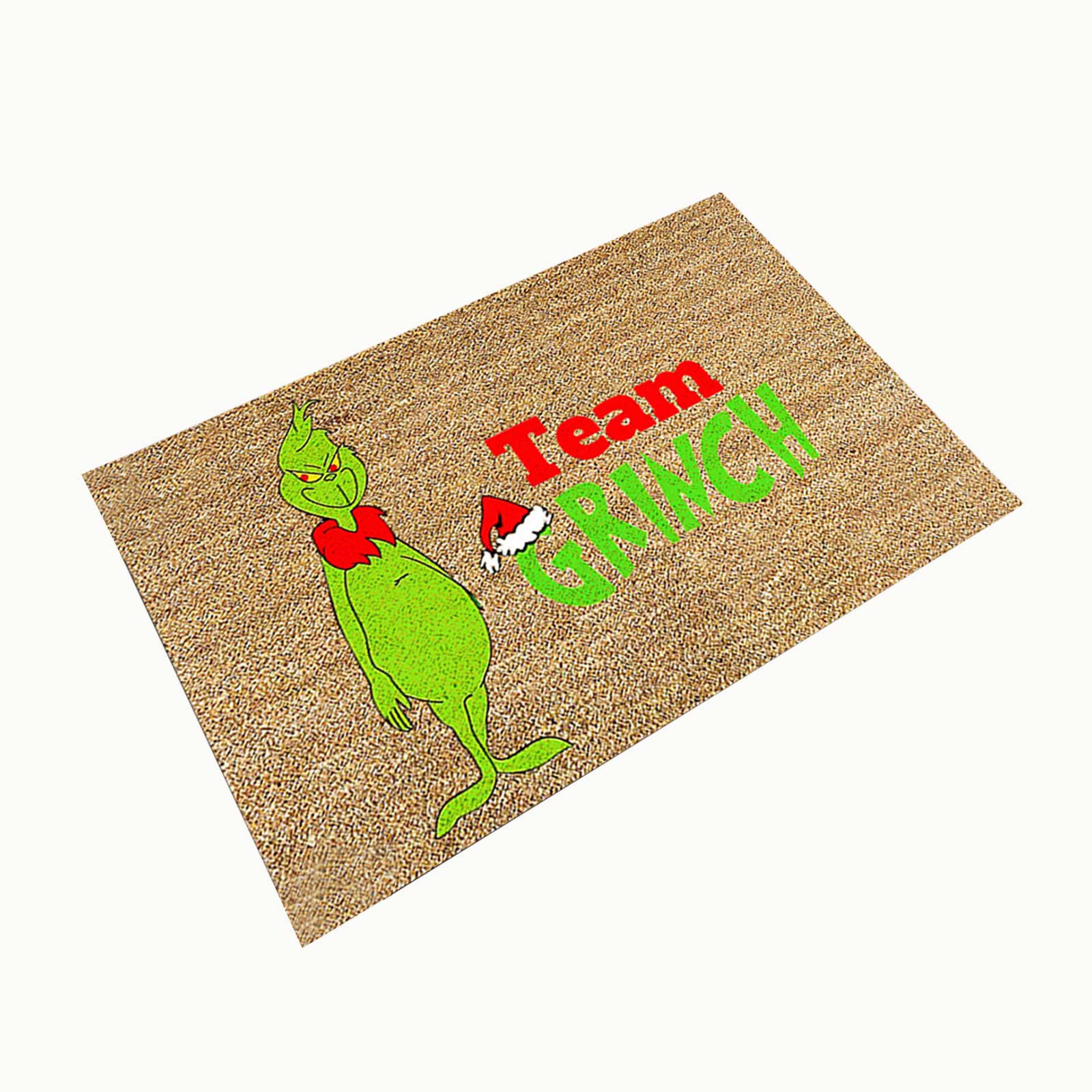 Lunuaoe Grinch Decorations 2025 Grinch Doormat Door Mat Indoor Outdoor ...