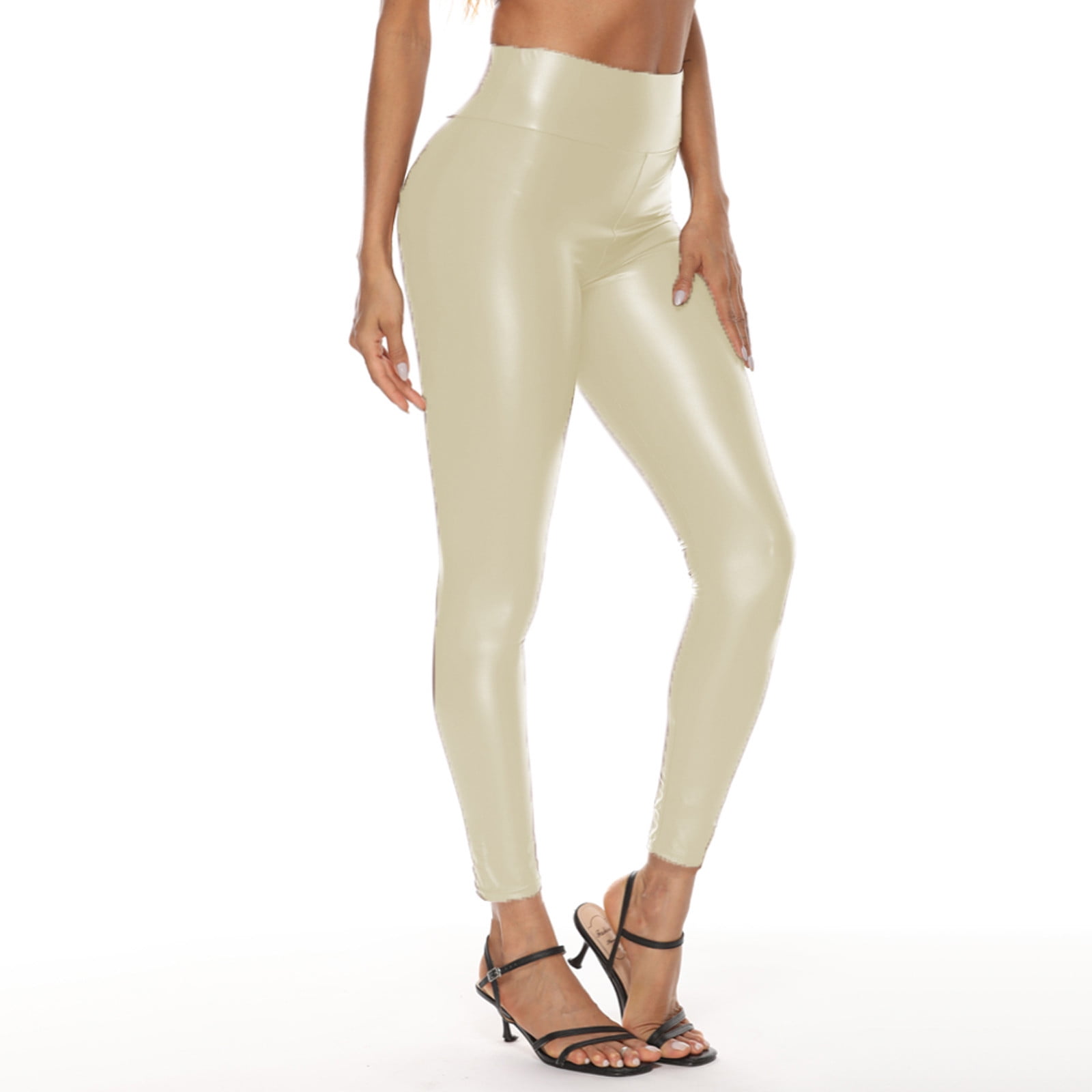 Beige jeggings pants & trousers for women casual and office wear.