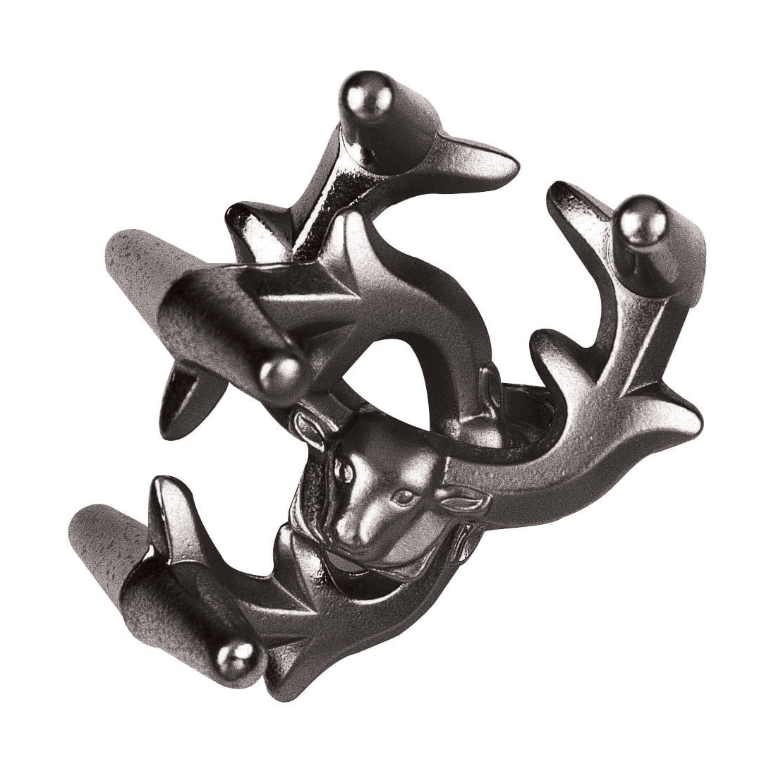 Hanayama Level 5 Cast Metal Elk Brainteaser Puzzle
