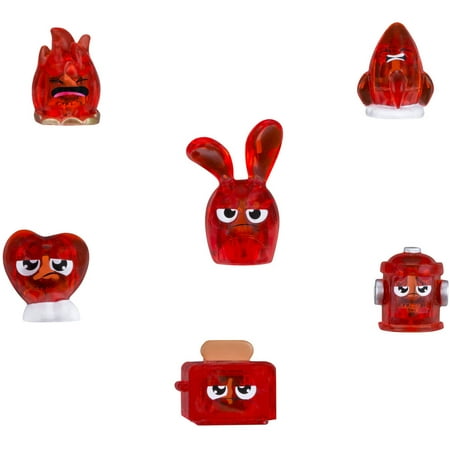 Hanazuki Treasure 6-Pack Red/Feisty (Collection 1)