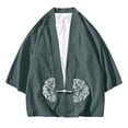 thumbnail image 1 of Hanbok Cardigan Embroidery Plate Buckle Robe Sunscreen Jacket Casual Plus Size Men's Tops, 1 of 4
