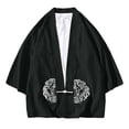 thumbnail image 1 of Hanbok Cardigan Embroidery Plate Buckle Robe Sunscreen Jacket Casual Plus Size Men's Tops, 1 of 6