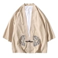 thumbnail image 1 of Hanbok Cardigan Embroidery Plate Buckle Robe Sunscreen Jacket Casual Plus Size Men's Tops, 1 of 6