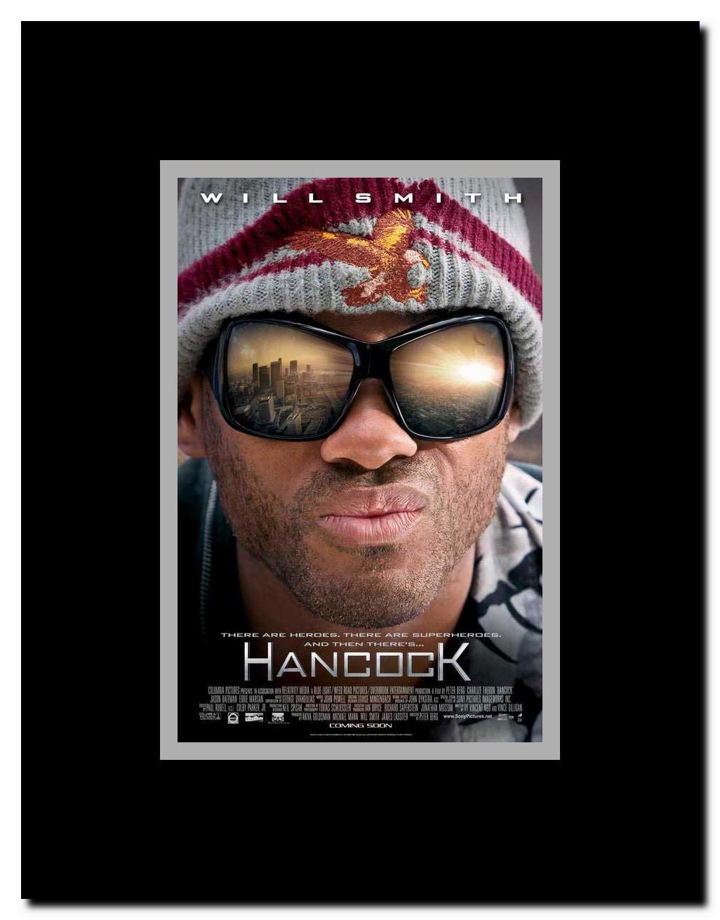 Hancock Framed Movie Poster