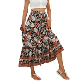 Elastic waist skirts walmart hotsell