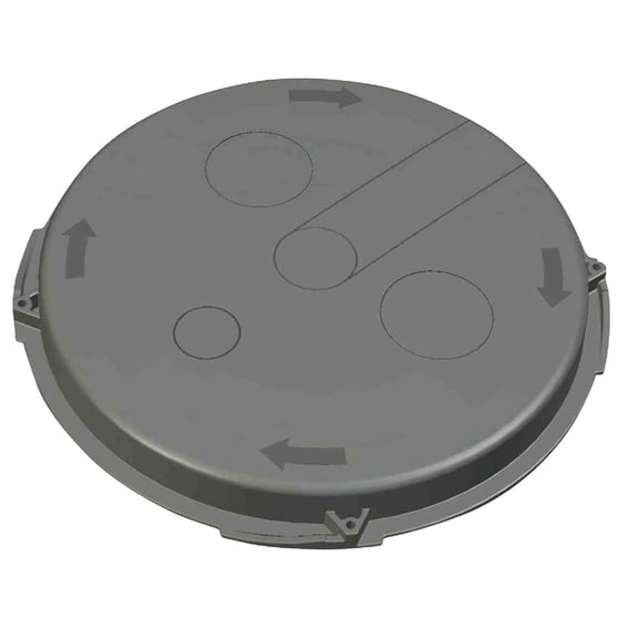 Advanced Drainage Sump Lid 1537AD Plastic Lock Style - High Density - 18 Inch