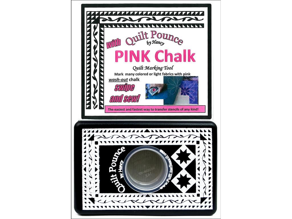 Hancy Mfg Quilt Pounce Marking Pad Pink