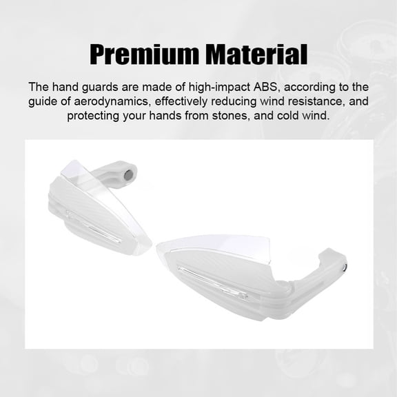 Hand 2Pcs Universal Motorcycle Handguard Windproof Handle Protector With DRL And Bar End Plugs For ATV Off Road Motorbike