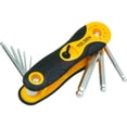 thumbnail image 1 of Hand 8pcs Metric Folding Ball End Point Allen Hex Key 1.5mm-8mm Set, 1 of 4