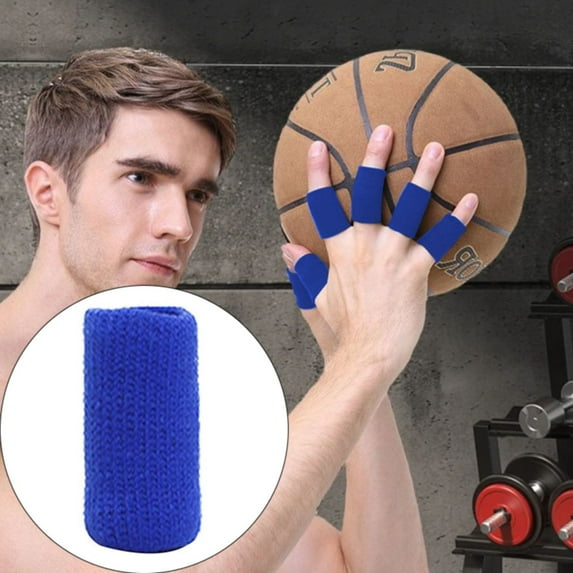 Hand And Finger Joint Cover Blue Finger Covers, 5 * Finger Cots Finger Cuff, Blue