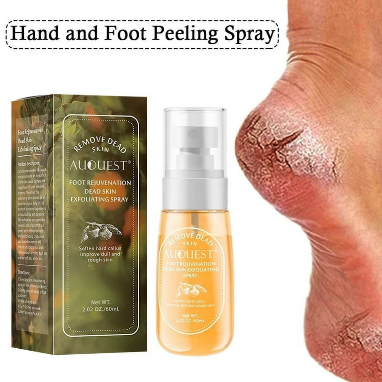 Hand And Foot Peeling Spray 60Ml Callus Dead Skin Removal Spray Foot Heel  Cracked Repair Exfoliating & Moisturizing for Dryness Hand Feet Care 60Ml