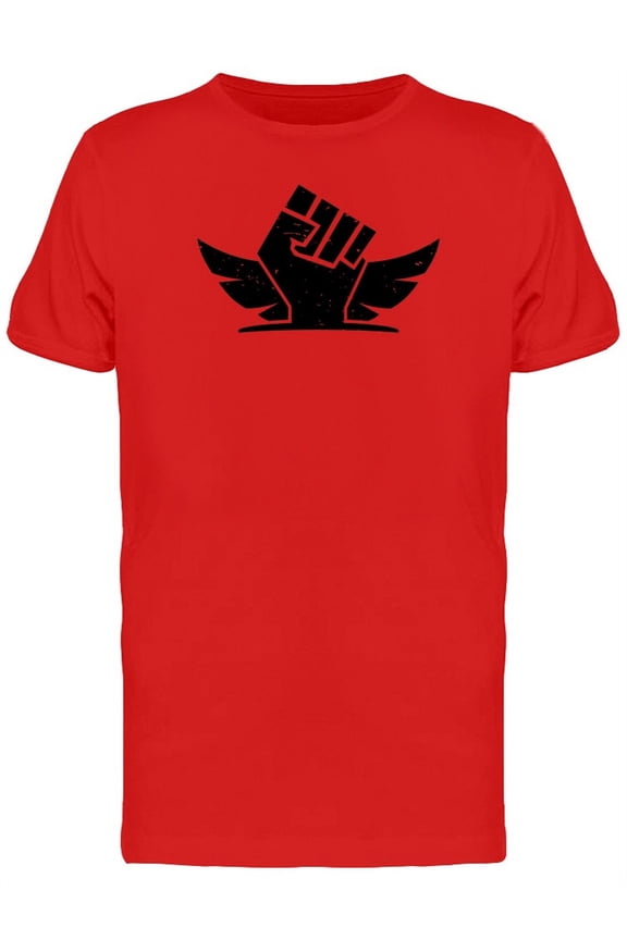 Hand And Wings Logo T-Shirt Men -Image by Shutterstock, Male Small