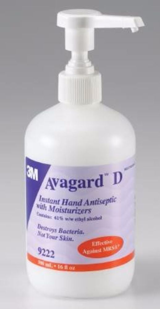 Hand Antiseptic Moisturizer Avagard D 16 oz. 61% Ethyl Alcohol Bottle