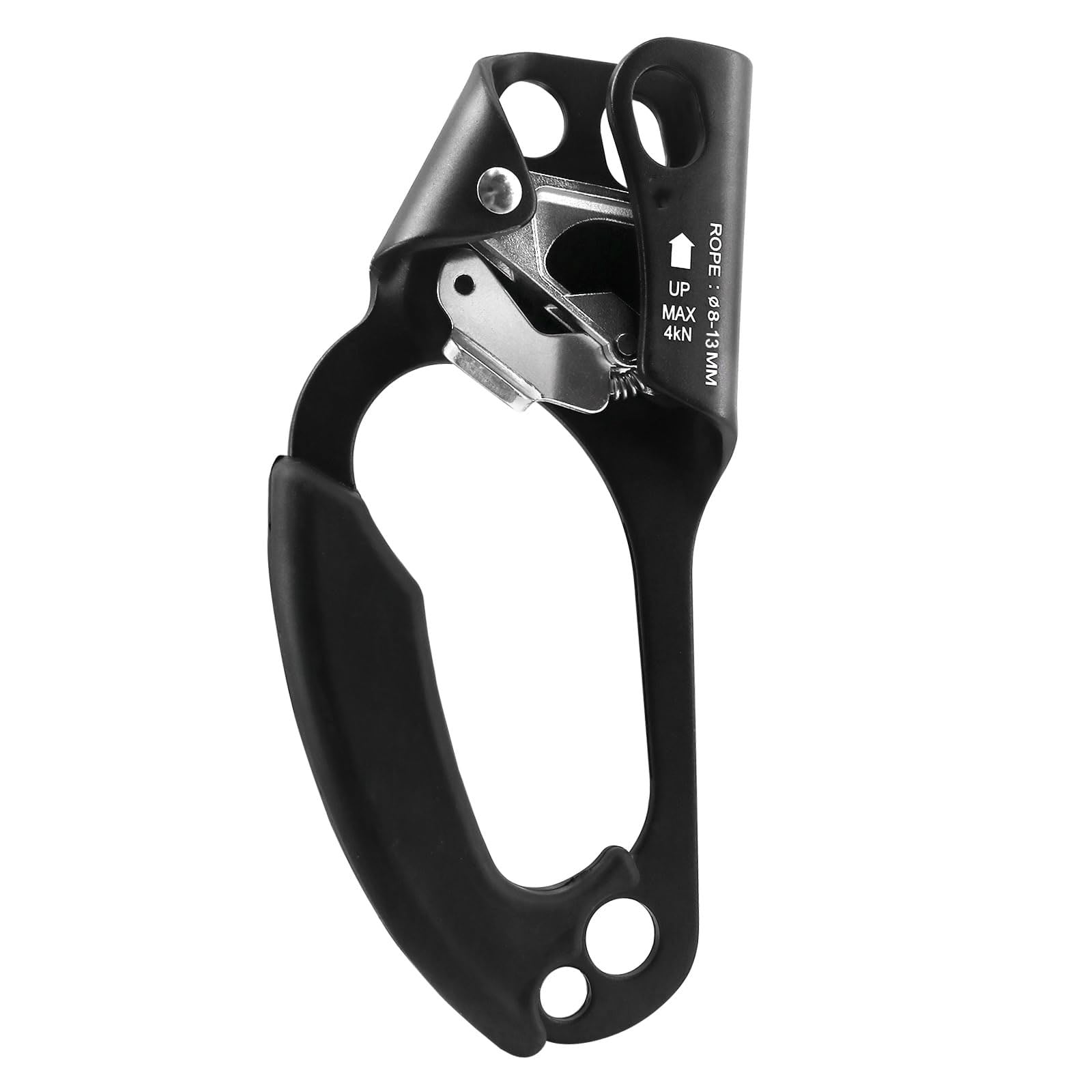 Hand Ascender Rock Climbing Tree Arborist Rappelling Gear Equipment Rope Clamp for 8~13 MM Rope