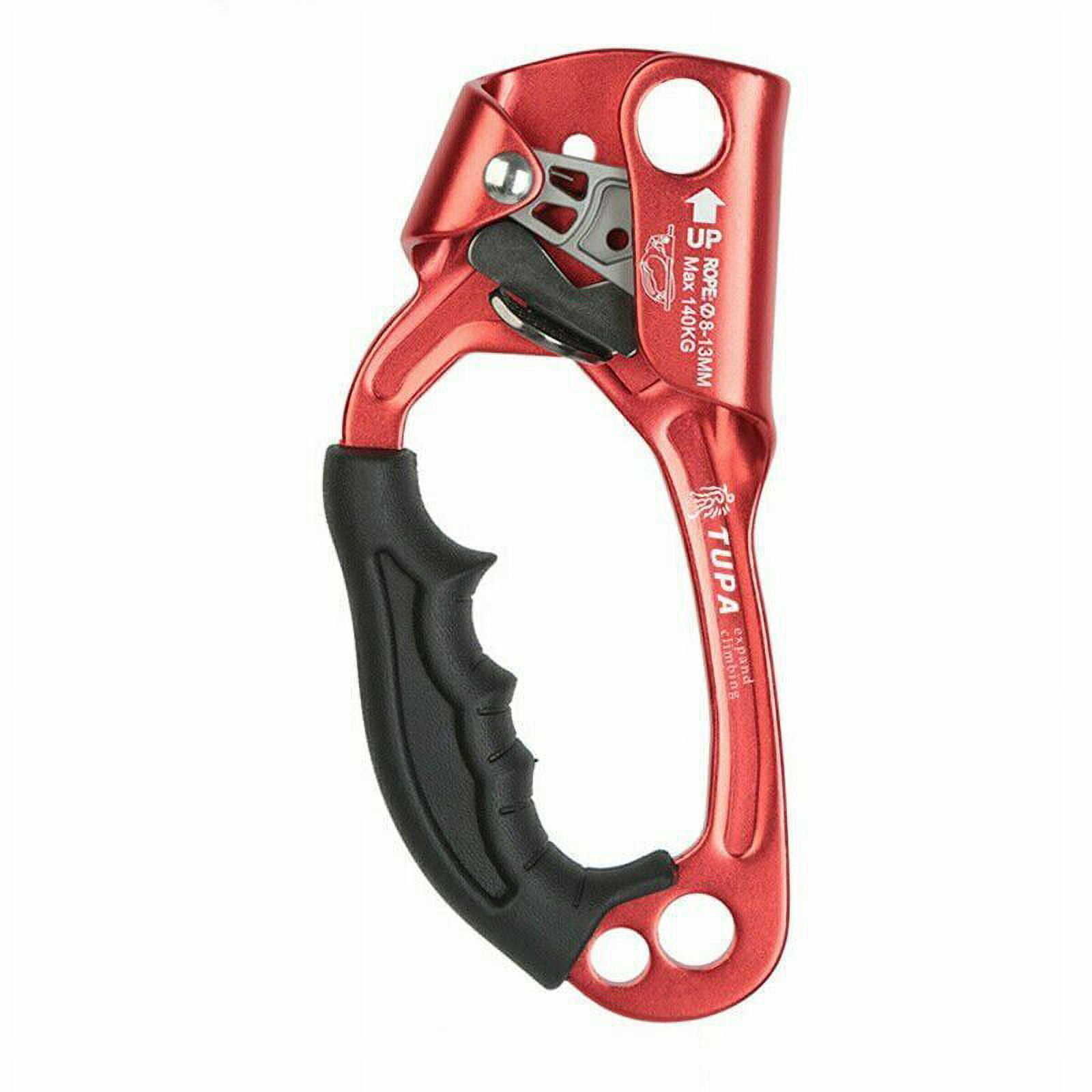 Hand Ascender Rock Climbing Tree Arborist Rappelling for 8 9 10-13mm Gear Rope