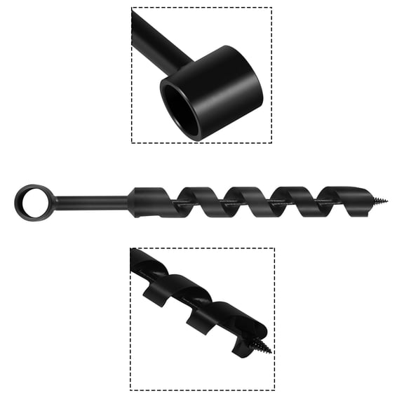 Hand Auger Scotch Eye Wood Auger Drill Bit For Camping and Survival Gear Packs