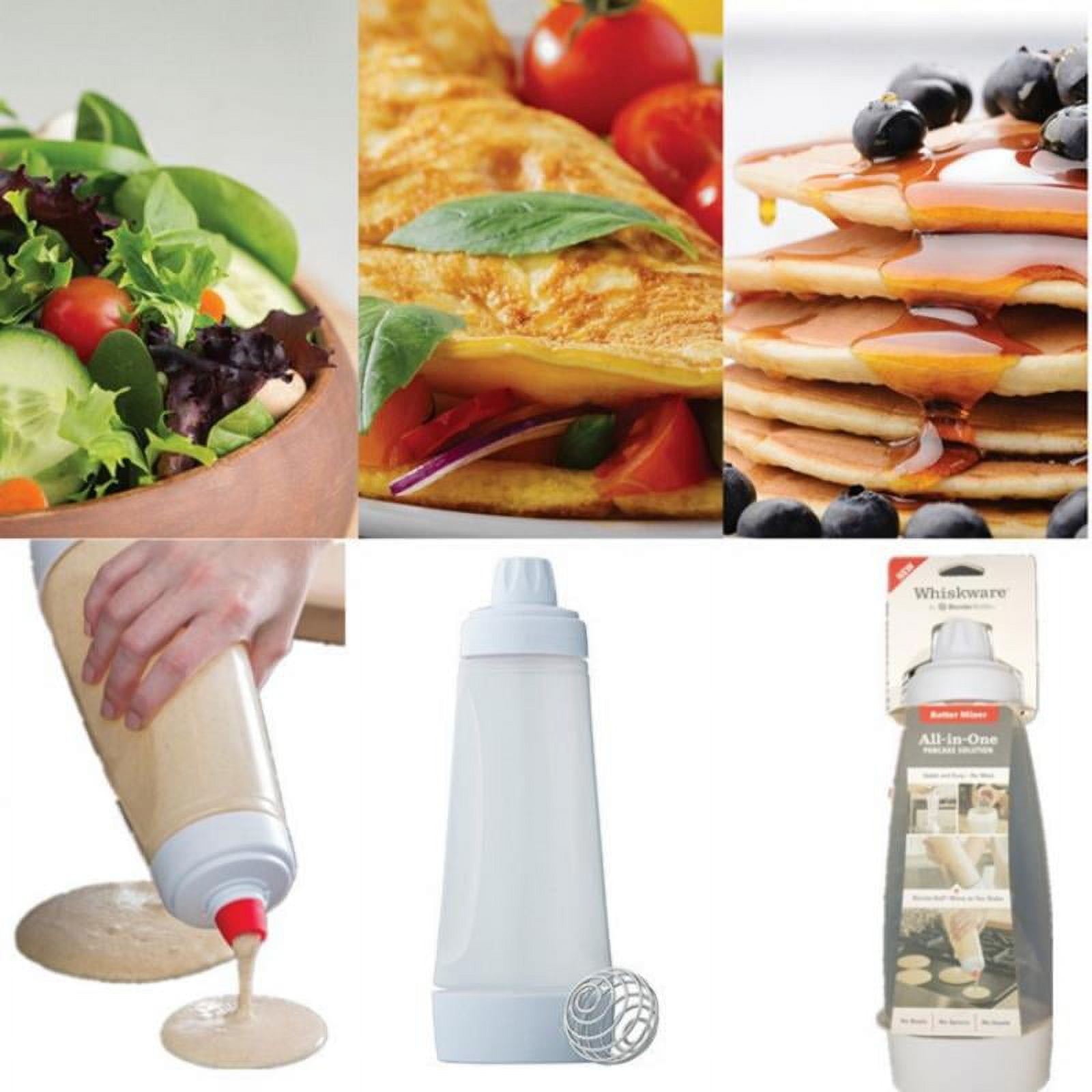 Hand Batter Dispenser Batter Mixer Bottle Cupcake Pancake Crepe Batter