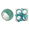 thumbnail image 1 of Hand Beaded Napkin Rings, Set of 4 (aqua), 1 of 2