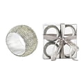 thumbnail image 1 of Hand Beaded Napkin Rings, Set of 4 (silver), 1 of 2