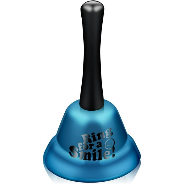 Hand Bell Loud Dinner Bell Service Bell 5.3 Inch Metal Call Bell Hand