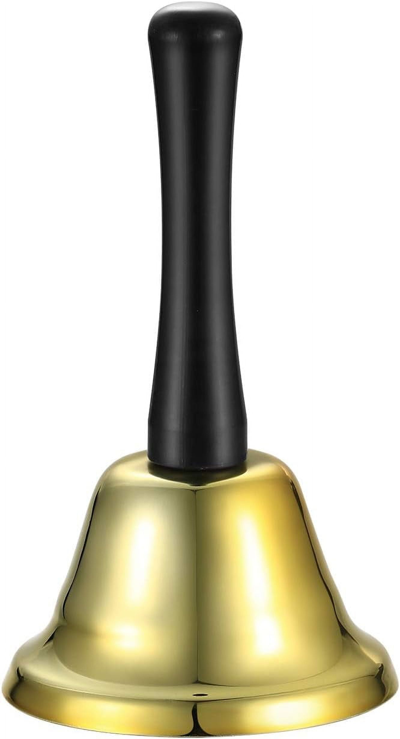 Hand Bell Metal Tea Bell, Handheld Handle Bells, Service Bell