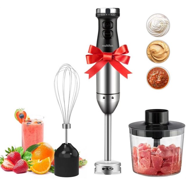 Hand Blender, 3in1 Immersion Hand Blender,9 Speed Turbo Mode Stick