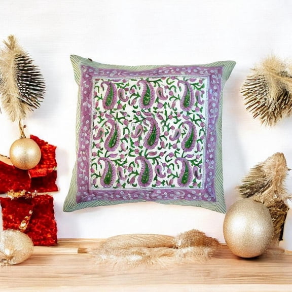 Hand Block Print Cotton Cushion Covers Car Cushion Covers Sofa Cushion Covers