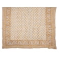 thumbnail image 1 of Kouboo Hand Block Printed Cotton Quilt and Bedspread – Yellow, 1 of 9