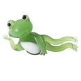 thumbnail image 1 of Hand Blown Art Glass, Rainforest Green Frog Miniature Animals Collection Decorations, Seasonal Gift, Frog Art Glass Blownstyle:style1;, 1 of 5