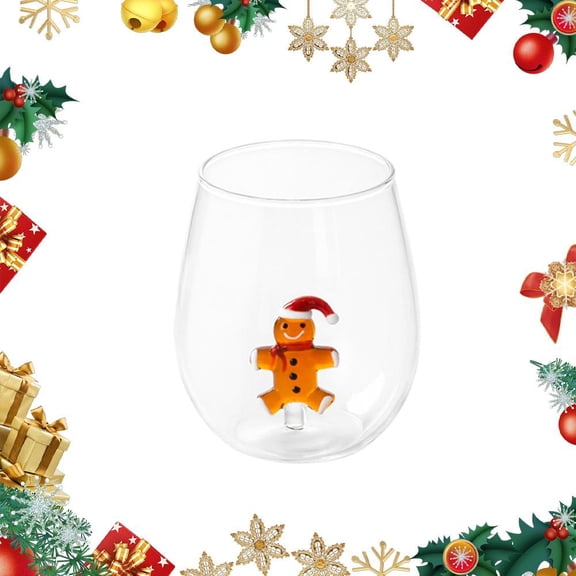 Hand Blown Glass Cup 400ml Thermal Shock Resistant For Hot Cold Drinks
