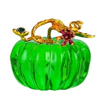 Hand Blown Glass Pumpkin Figurine Glass Pumpkins for Decorating Ornament Pumpkin Figurine Collectible