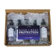 Hand + Body Protection Kit - Skin-First Sanitizers & Refreshing Body Mist for Daily Protection & On-the-Go Hygiene - 8 Fl Oz Pack of 5