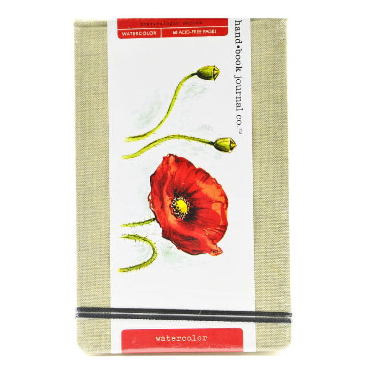 Hand Book Journal Co. Travelogue Watercolor Journals, 5 1/4" x 8 1/4", Large Landscape, 60 Pages (30 Sheets), Pack Of 2