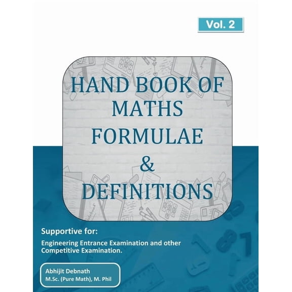 Hand Book Of Maths Formulae And Definitions: Maths Formula Book, (Paperback)