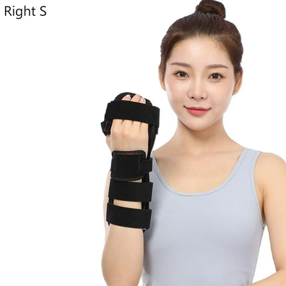Hand Brace Resting Hand Splint With Finger Separators, Adjustable Wrist Support for Carpal Tunnel, Arthritis, Post-injury Use