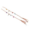 thumbnail image 1 of Hand Braided Friendship String Bracelet w/ Jingle Bells and Key Cham, 1 of 2