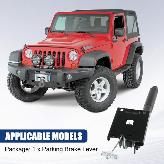 Hand Brake Assembly for 2007-2010 Jeep Wrangler JK Front 52059887AE Black