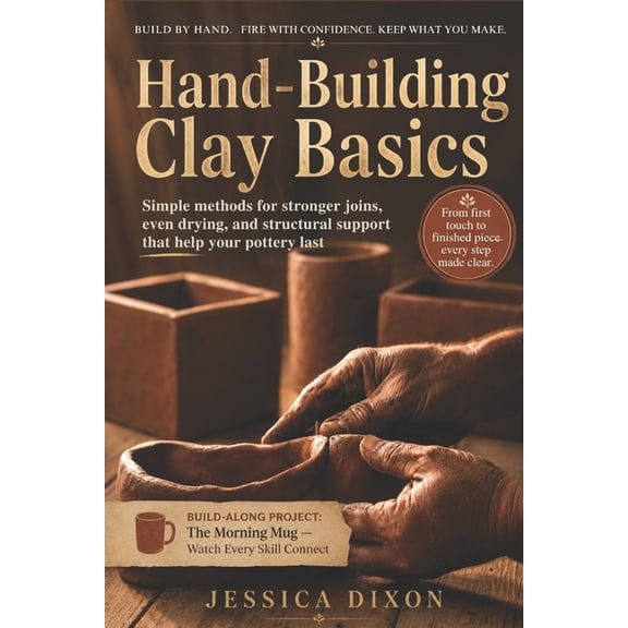 Hand-Building Clay Basics: Simple methods for stronger joins, even drying, and structural support that help your pottery, (Paperback)