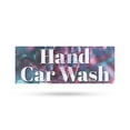 thumbnail image 1 of Hand Car Wash Vinyl Decal 36 Inch x 14 Inch Weatherproof Heavy-Duty Adhesive Backing | Quality Cleaning, Attention to Detail, Affordable Rates | Made in USA, 1 of 6