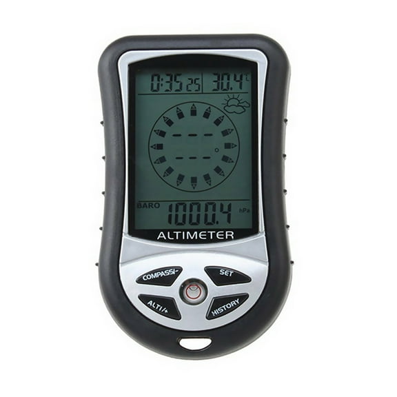 Hand-Carry Digital Compass 8 in 1 Digital Altimeter for Outdoor Activities
