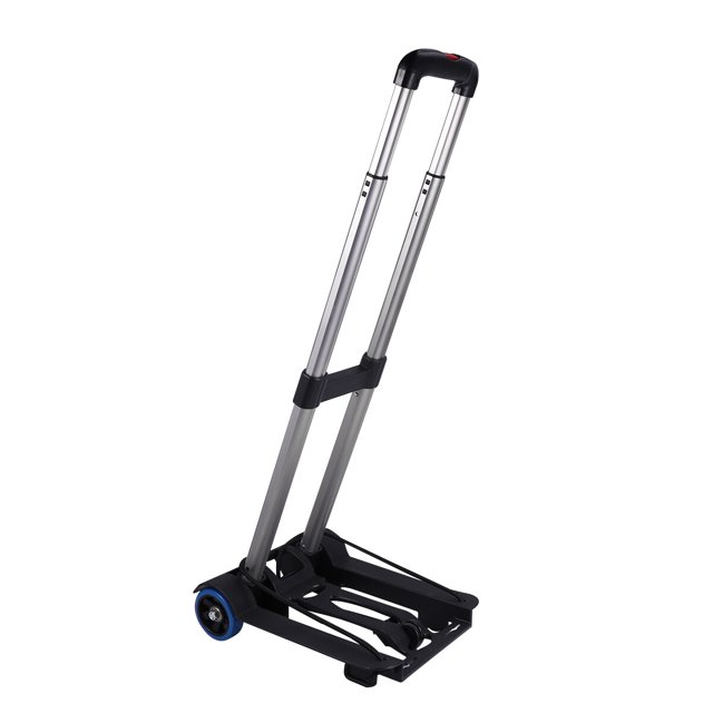Hand Cart Strong Carrying Capacity Cart Lightweight Cart Fold up Trolley Folding Luggage Cart