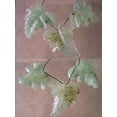 thumbnail image 1 of Hand Carved Green Prehnite Leaf Briolette 3 Bead Set 009885B, 1 of 3