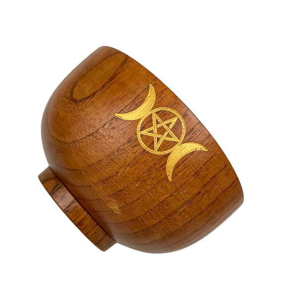 Hand Carved Ritual Tableware Divination Tool for Witch Board Game Props Supply