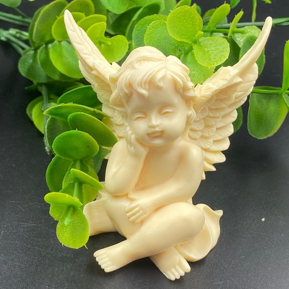 Hand-Carved Tagua Nut Decoration Natural Eco-Friendly Home Dcor Spiritual Gift Artisan Craft Unique Design