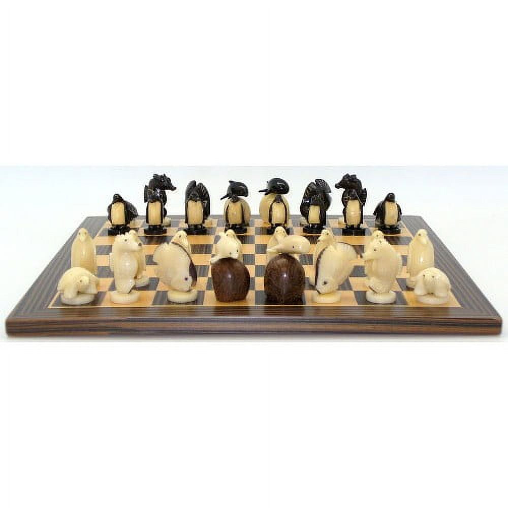 Jogo de xadrez - Chess Set pinguim good knight