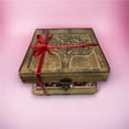 thumbnail image 1 of Hand Carved Tree of Love Hinged Square Table Box, 1 of 3