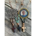 thumbnail image 1 of Hand-Carved Wooden Crosses Hand-Beaded with Miyuki Japanese Glass Beads,Crosses Made by 82 year old US Veteran,One-of-a-Kind,Christian,Cross, 1 of 10